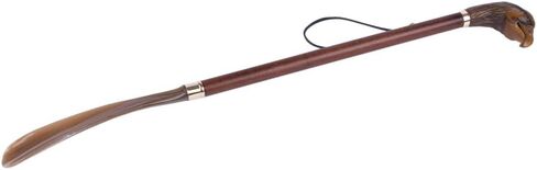 FootFitter Deluxe Long-Handled Shoe Horn for Seniors, 28" Shoehorn with Stylish Topper Handle for Shoes (Made In Italy) in Saudi Arabia