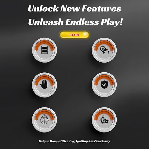 PlenPLAY 2-Player Racing Track Set - 10-Ft Button-Powered Track with Speed Control, Corner Barriers & Two Die-Cast 1/64 Scale Cars - Ultimate Fun for Kids 3+ in Kuwait