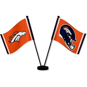 WinCraft Denver Broncos Desk and Table Top Flags