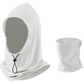 Detachable Balaclava Ski Mask, UV and Dust Resistant Face Mask, Lightweight, Breathable, Suitable for Cycling,Hiking