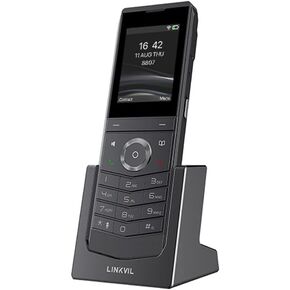 Fanvil W611W Wireless Portable Phone 2.4" ColorLCD 2SIP Lines Wi-Fi 2.4GHz & 5GHz, Wi-Fi6 BT5.0