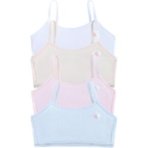 Training Bras for Girls 8-10 Years,Teens 10-14 Cotton Bra,No Pads Bras Lightweight,Wireless Begaining Bra Pink