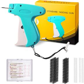 Quick Clothing Fixer, Quick Stitch Sewing Hemming Gun, Mini Stitch Gun for Clothes with 5 Needles,1000 Black & 1000 White 5mm + 8mm Fasteners