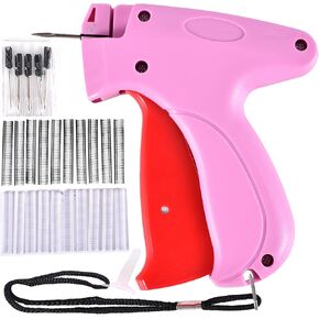 Amazzify® Quick Clothing Fixer, Mini Stitch Gun for Clothes, Micro Tagging Gun for Clothing with 6 Needles with 500 Pcs Black & 500 Pcs White 5mm Fasteners, Mini Tagging Gun, Hemming Sewing Tool Kit
