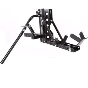 ECOTRIC 800LBS Motorcycle Trailer Hitch Scooter Hauler Mount Rack 2" Motorcycle Tow Carrier Receiver Heavy Duty Steel