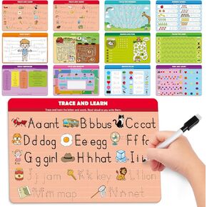 Handwriting Practice for Kids,Preschool Learning Activities,Number Alphabet Letter Tracing,Toddler Writing Practice Activity Book,ABC Learning Toys,Learn to Write,Preschool Workbooks Age 3-4