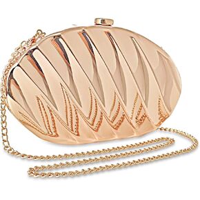 Gets Acrylic Clutch Purses for Women Gold Metallic Purse Silver Unique Handbag for Wedding Party Prom
