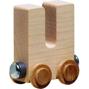 NameTrains Clear Finish Letter Car - Made in USA (U)