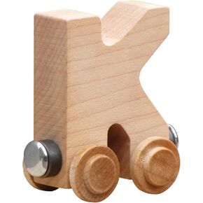NameTrains Clear Finish Letter Car - Made in USA (K)