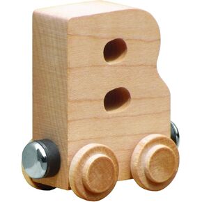 NameTrains Clear Finish Letter Car - Made in USA (B)