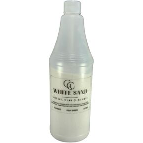 White Sand, 6 Pound, 80-100 mesh, Fine Sand for Zen Garden, Resin Incense Burner, Smudge Bowl, Ritual Incense, Sensory Bin Table, Mandalas, Craft Sand,DIY Painting, Acrylic Texture Painting (6 lbs)
