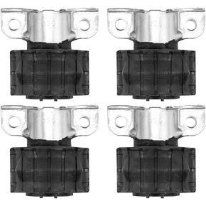 4Pcs Front Sway Bar Bushing Bracket Kit 1643231185 Replacement for Mercedes Benz GL320 2007-2009, GL350 2010-2012, GL450 2007-2012, ML500 2006-2007, ML550 2008-2011, ML63 AMG 2007-2011