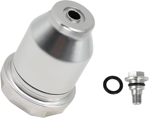 طقم خزان أسطوانة القابض الرئيسي مع براغي وحلقات دائرية متوافقة مع Civic EG 1992-1995 Civic EK 1996-2000 Integra DC DC2 SI CRX 1994-2001 خزان زيت أسطوانة القابض الرئيسي من الألومنيوم in Saudi Arabia