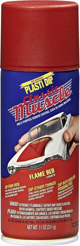 طلاء مطاطي للسيارة الكلاسيكية باللون الأحمر الناري من بيرفورميكس 11311، 11 أونصة in Kuwait