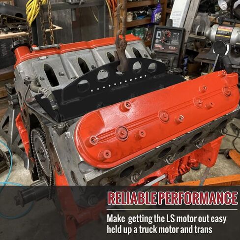 لوحة رفع المحرك LS لوحة رفع LS شديدة التحمل مناسبة لـ LS LSX LS1 LS2 LS3 LQ4 6.0 6.2 5.3 4.8 Gen III in Kuwait