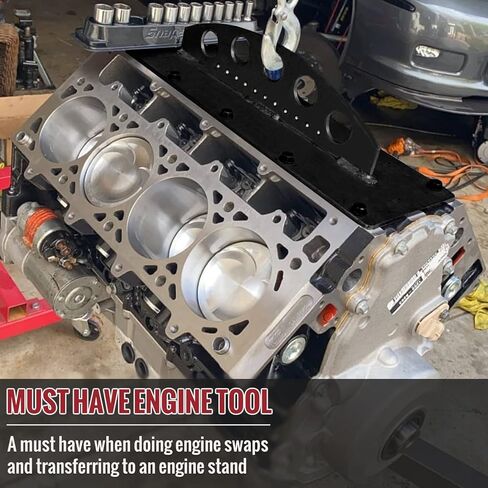 لوحة رفع المحرك LS لوحة رفع LS شديدة التحمل مناسبة لـ LS LSX LS1 LS2 LS3 LQ4 6.0 6.2 5.3 4.8 Gen III in Kuwait