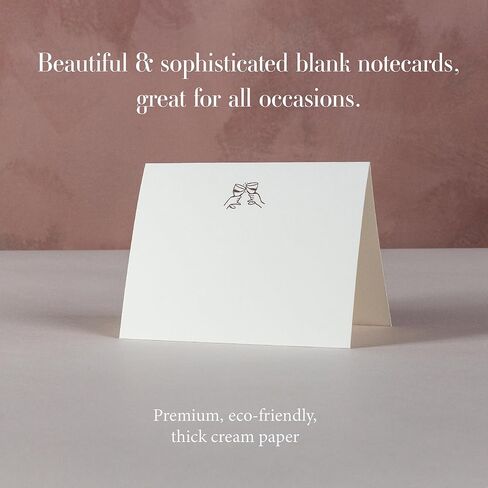 Beautiful Blank Cards and Envelopes, Set of 10 - Gorgeous Greeting Cards Can be used as Thank You Cards with Envelopes, Blank Cards for Personalized Notes & All Occasions incl. Weddings, Birthday Cards, Business & Baby Showers - Thanks! in Kuwait