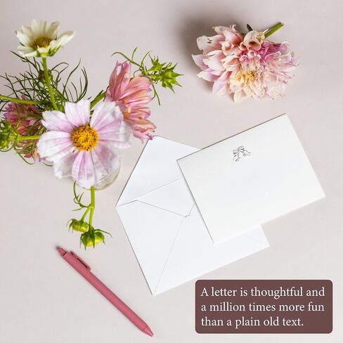 Beautiful Blank Cards and Envelopes, Set of 10 - Gorgeous Greeting Cards Can be used as Thank You Cards with Envelopes, Blank Cards for Personalized Notes & All Occasions incl. Weddings, Birthday Cards, Business & Baby Showers - Thanks! in Kuwait