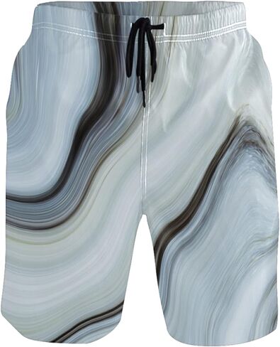 visesunny Summer Mens Swim Trunks Mesh Liner Swimming Trunks Men's Bathing Suit Quick Dry Swim Shorts in Kuwait