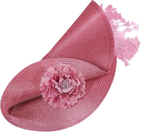 Vijiv Large Fascinators Hats for Women Tea Party Flower 20s 50s Kentucky Derby Hats for Wedding Cocktail 1920s Accessories in Saudi Arabia