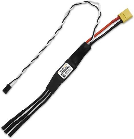 ESC 2-6S Lipo Powered 70A وحدة تحكم في السرعة الإلكترونية بدون فرشاة مع XT60 ومقابس رصاصة 4 مم، أدوات نارية AM32 لنماذج السفن وتسلق المركبات ونماذج السيارات. (NO BEC) in Saudi Arabia