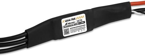 ESC 2-6S Lipo Powered 70A وحدة تحكم في السرعة الإلكترونية بدون فرشاة مع XT60 ومقابس رصاصة 4 مم، أدوات نارية AM32 لنماذج السفن وتسلق المركبات ونماذج السيارات. (NO BEC) in Saudi Arabia