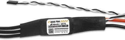 ESC 2-6S Lipo Powered 70A وحدة تحكم في السرعة الإلكترونية بدون فرشاة مع XT60 ومقابس رصاصة 4 مم، أدوات نارية AM32 لنماذج السفن وتسلق المركبات ونماذج السيارات. (NO BEC) in Saudi Arabia