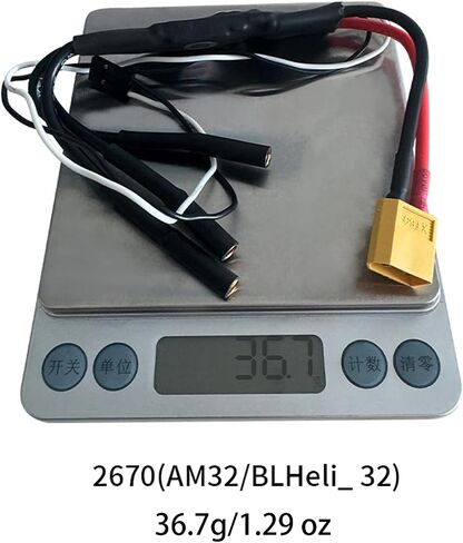 ESC 2-6S Lipo Powered 70A وحدة تحكم في السرعة الإلكترونية بدون فرشاة مع XT60 ومقابس رصاصة 4 مم، أدوات نارية AM32 لنماذج السفن وتسلق المركبات ونماذج السيارات. (NO BEC) in Saudi Arabia