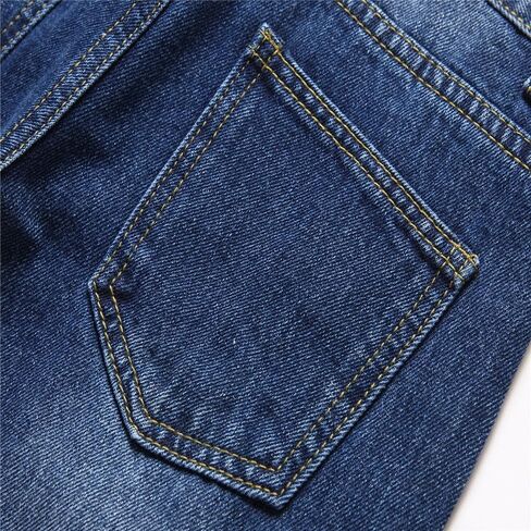 Boy's Stretch Comfy Ripped Jeans Skinny Stylish Distressed Washed Denim Jeans Pants in Kuwait
