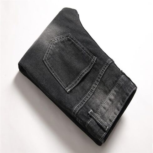 Boy's Stretch Comfy Ripped Jeans Skinny Stylish Distressed Washed Denim Jeans Pants in Kuwait