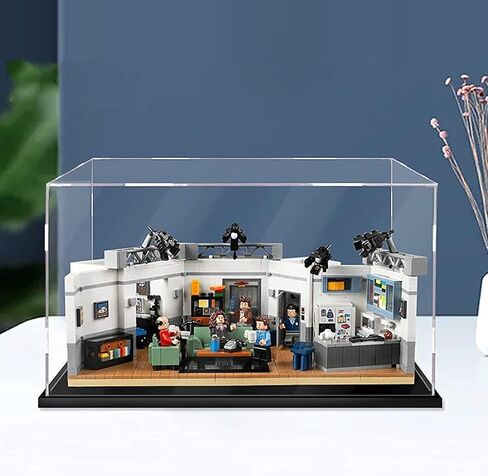 Lego Display Case for Lego Ideas 21319 Friends Central Perk Building Kit,Dustproof Display box Showcase for Ideas Seinfeld 21328, Ideas Big Bang Theory 21302(NOT Included The Model) in Kuwait
