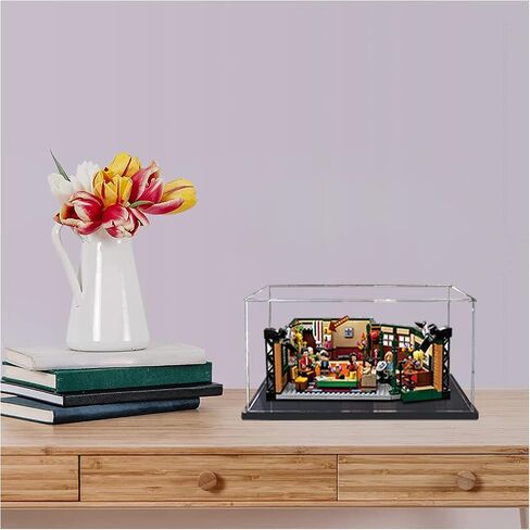 Lego Display Case for Lego Ideas 21319 Friends Central Perk Building Kit,Dustproof Display box Showcase for Ideas Seinfeld 21328, Ideas Big Bang Theory 21302(NOT Included The Model) in Kuwait
