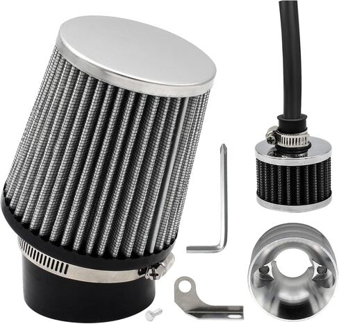 Upgraded Mini Bike Air Filter Adapter Kit for Predator 212cc Coleman CT200U CT200U-EX BT200X KT196 224cc 196cc 6.5hp Honda GX160 GX200 Engine Go Kart Performance Parts in Saudi Arabia
