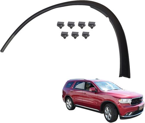 Front Right Wheel Fender Flares Trim Moulding Fender Trim Passenger Replacement for Durango 2011 2012 2013 2014 2015 2016 2017 2018 Replacement for CH1291112 57010621AD 57010620AD in Saudi Arabia