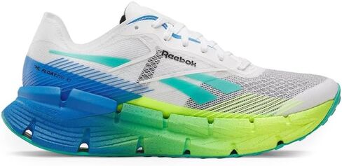حذاء Reebok الرجالي FloatZig X1، أبيض/رقمي ليموني/أخضر Unleashed، US 10.5 M in Saudi Arabia