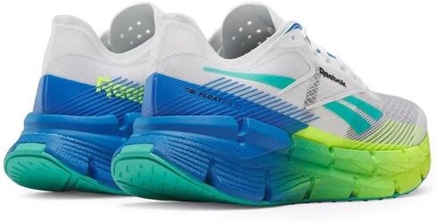 حذاء Reebok الرجالي FloatZig X1، أبيض/رقمي ليموني/أخضر Unleashed، US 10.5 M in Saudi Arabia