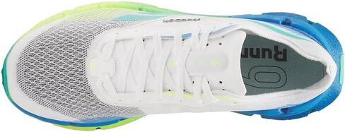 حذاء Reebok الرجالي FloatZig X1، أبيض/رقمي ليموني/أخضر Unleashed، US 10.5 M in Saudi Arabia