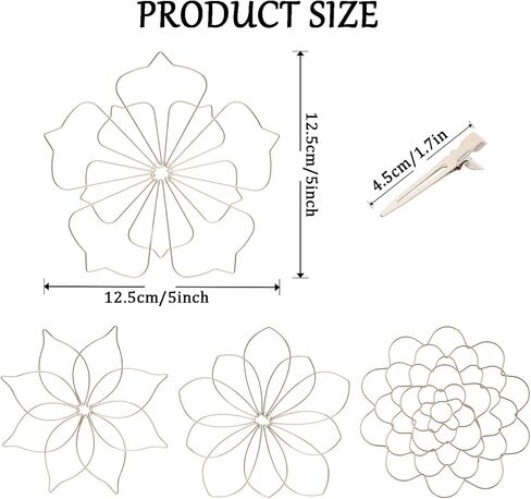 Heliltd 4pcs Stainless Steel Floral Grid with 8 Single Fork Clips Floral Grate Wire Flower Frogs Organizer Flower Arrangement Holder for Floral Stems Bouquets Plant Fixation in Kuwait