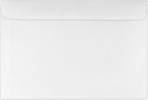 مغلفات نافذة الكتيبات مقاس 6 × 9 من LUXPaper | صبغة أمنية | أبيض | 24 رطل. نص | 500 الكمية in Saudi Arabia