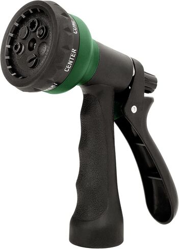 NEXCOVER Garden Hose Nozzle Sprayer - 7 Adjustable Watering Patterns Nozzle for Water Hose, Non-Slip Garden Spray Nozzle Hose Attachment for Car Washing, Watering Plants, Pets Showering,Lawns Cleaning in Saudi Arabia