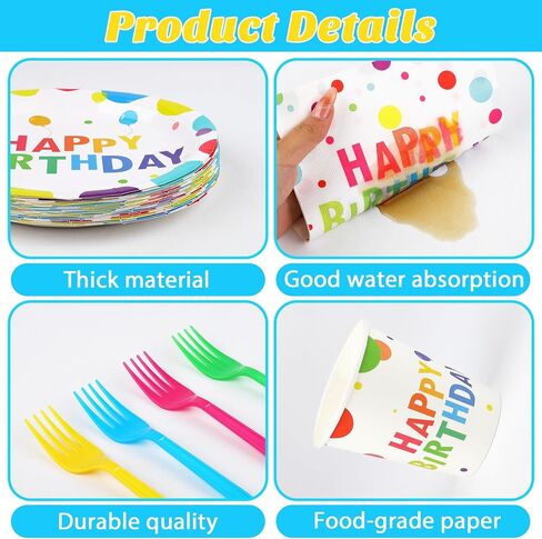 144 Pieces Soccer Party Tableware Sets Including Disposable Plates Napkins Cups Forks Serves 24 for Soccer Games Sports Birthday Party Supplies in Kuwait