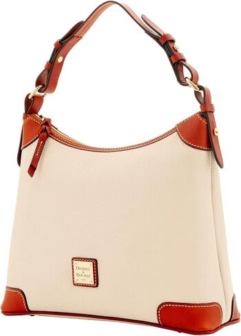 حقيبة يد Dooney & Bourke، حقيبة كتف Pebble Grain Hobo - رمادي in Saudi Arabia