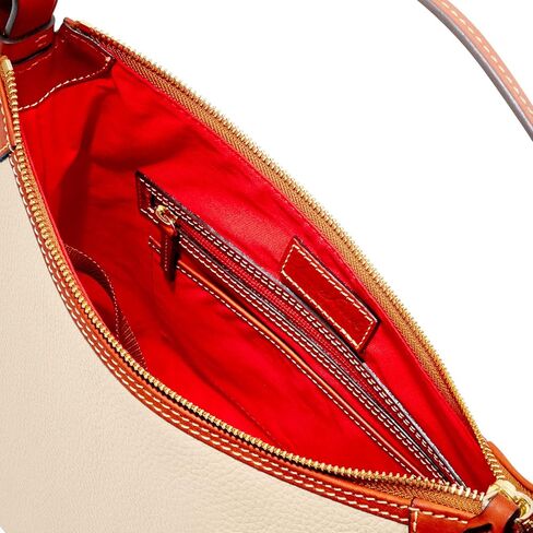 حقيبة يد Dooney & Bourke، حقيبة كتف Pebble Grain Hobo - رمادي in Saudi Arabia
