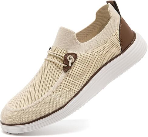 WOHHHW Men's Loafers Dress Boat Shoes Walking Slip On Sneakers Casual Oxfords for Men Fashion Flat Comfortable Leisure Vintage in Kuwait