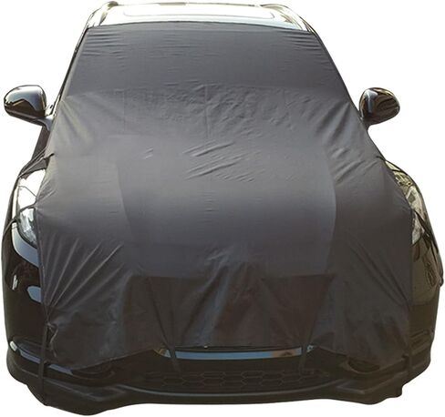 غطاء زجاجي أمامي ممتد من Big Hippo للثلج والثلج، غطاء ثلجي للزجاج الأمامي من نسيج أكسفورد مقاوم للماء 600D مع أغطية مرايا جانبية - يناسب معظم السيارات وسيارات السيدان وسيارات الدفع الرباعي in Kuwait