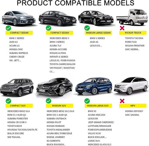 غطاء زجاجي أمامي ممتد من Big Hippo للثلج والثلج، غطاء ثلجي للزجاج الأمامي من نسيج أكسفورد مقاوم للماء 600D مع أغطية مرايا جانبية - يناسب معظم السيارات وسيارات السيدان وسيارات الدفع الرباعي in Kuwait