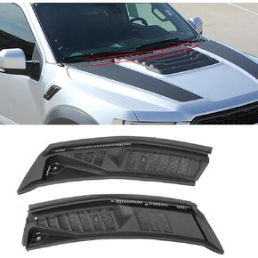 Jaronx Compatible with Ford F150 Windshield Wiper Cowl Cover 2015-2020, Windshield Cowl Cover Vent Grille Compatible with Ford F150 Wiper Cowl Replacement FL3Z15022A69A FL3Z25022A69B (Left & Right)