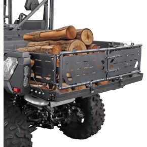 KEMIMOTO Bed Extender Tailgate Extension Compatible with CFMOTO Uforce 1000/1000 XL 2019-2024, Durable Steel Cargo Bed Enclosure 1000 / 1000XL Accessories