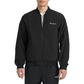Champion Men's Soft Shell Sport Bomber Jacket with Logo