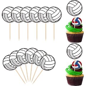 Rsstarxi 40 Pack Baseball Cupcake Toppers Sport Ball Theme Cupcake Picks Baseball Theme Baby Shower Cake Decorations for Sports Theme Kids Birthday Party Cake Decorations